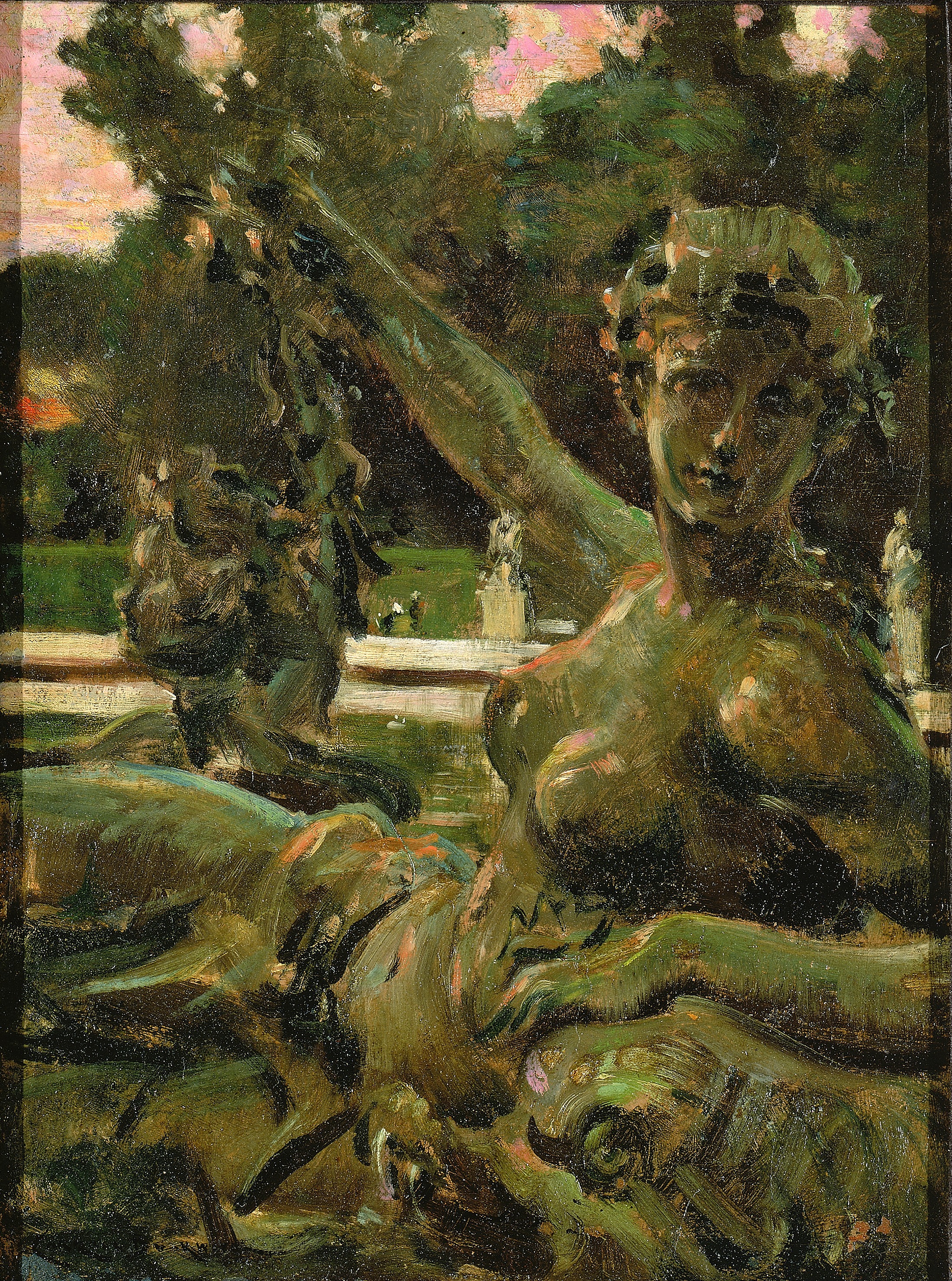Carroll Beckwith, Nymph and Cupid