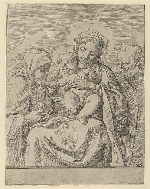 Guido Reni, The Holy Family with Saint Clare