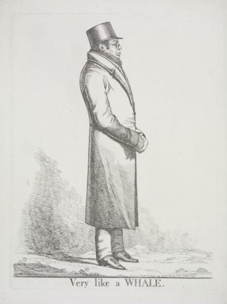 Robert Dighton the elder, "Very like a Whale" (Mr. Hilbers)