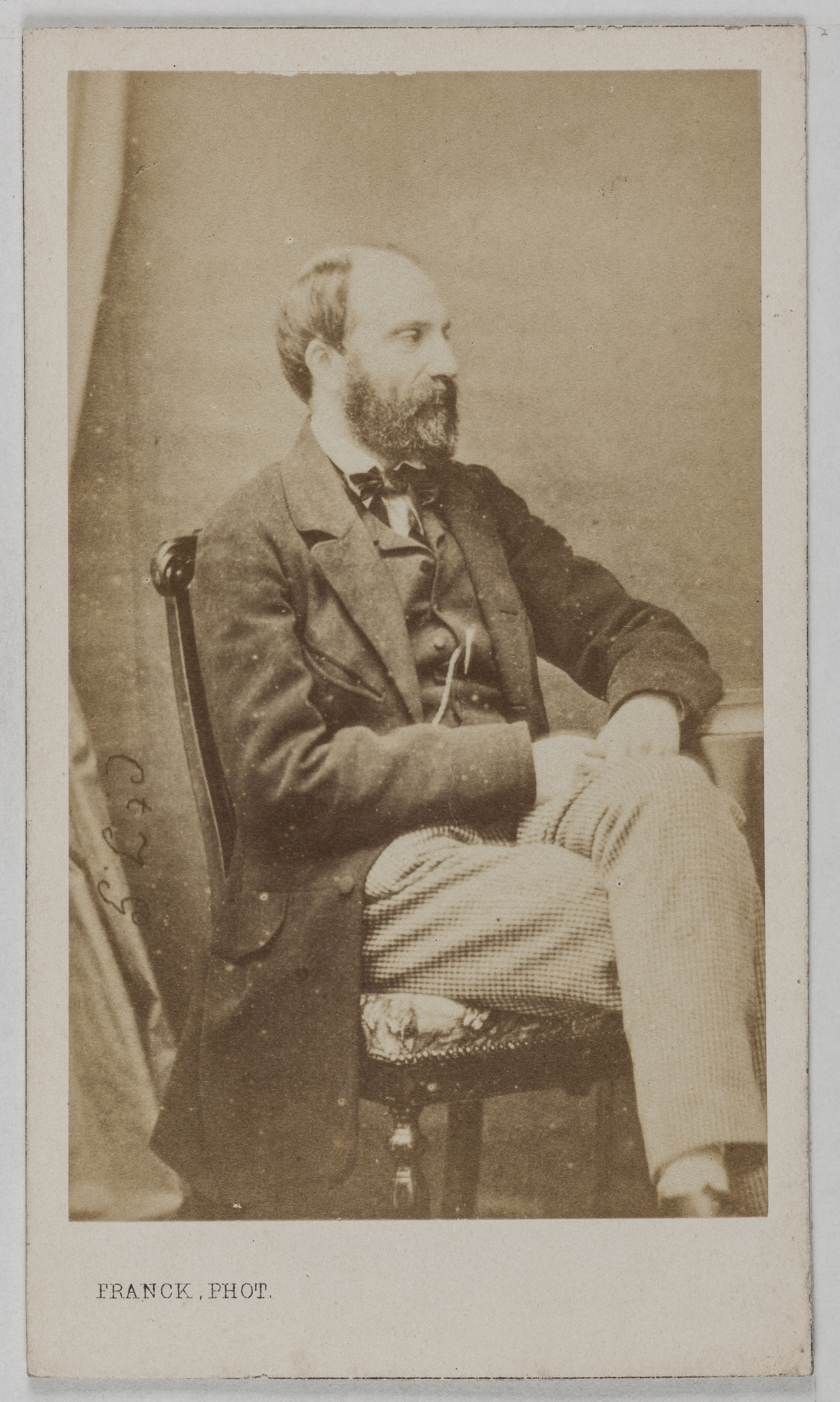 Franck, Portrait de François Ferdinand Philippe d'Orléans Joinville (prince de, 1818-1900)