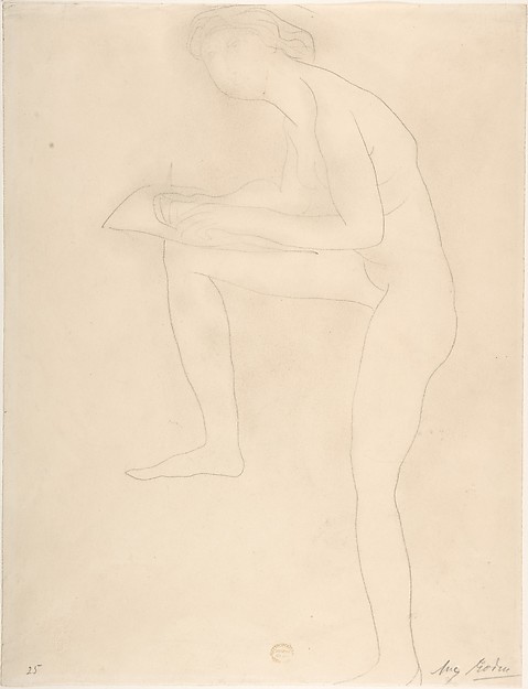 Auguste Rodin, Sketch for Figure on Whistler Monument