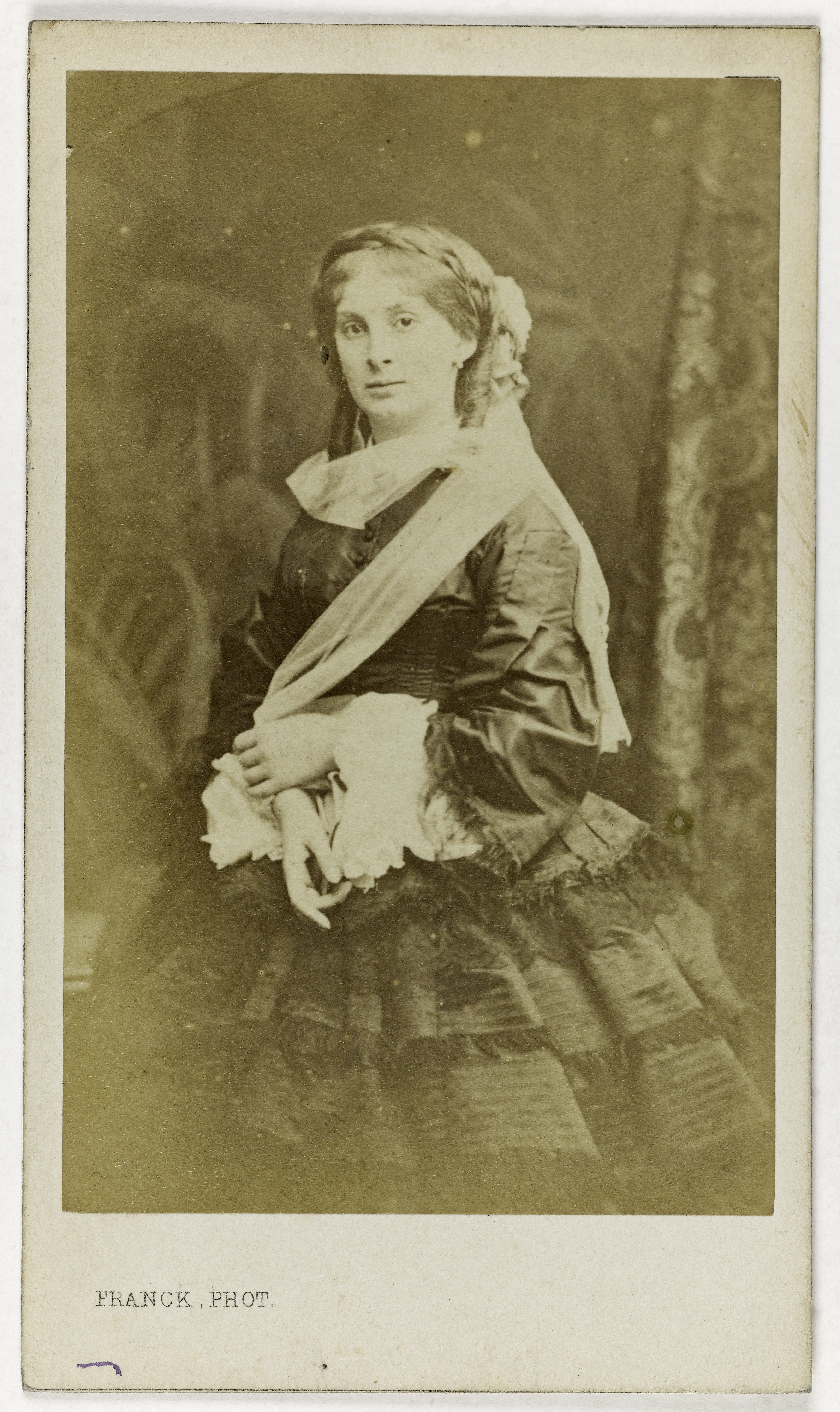 Franck, Portrait de la princesse Sophie de Troubetzkoï (1838-1896), duchesse de Morny et femme de Charles de Morny, officier, industriel, homme politique et ambassadeur.