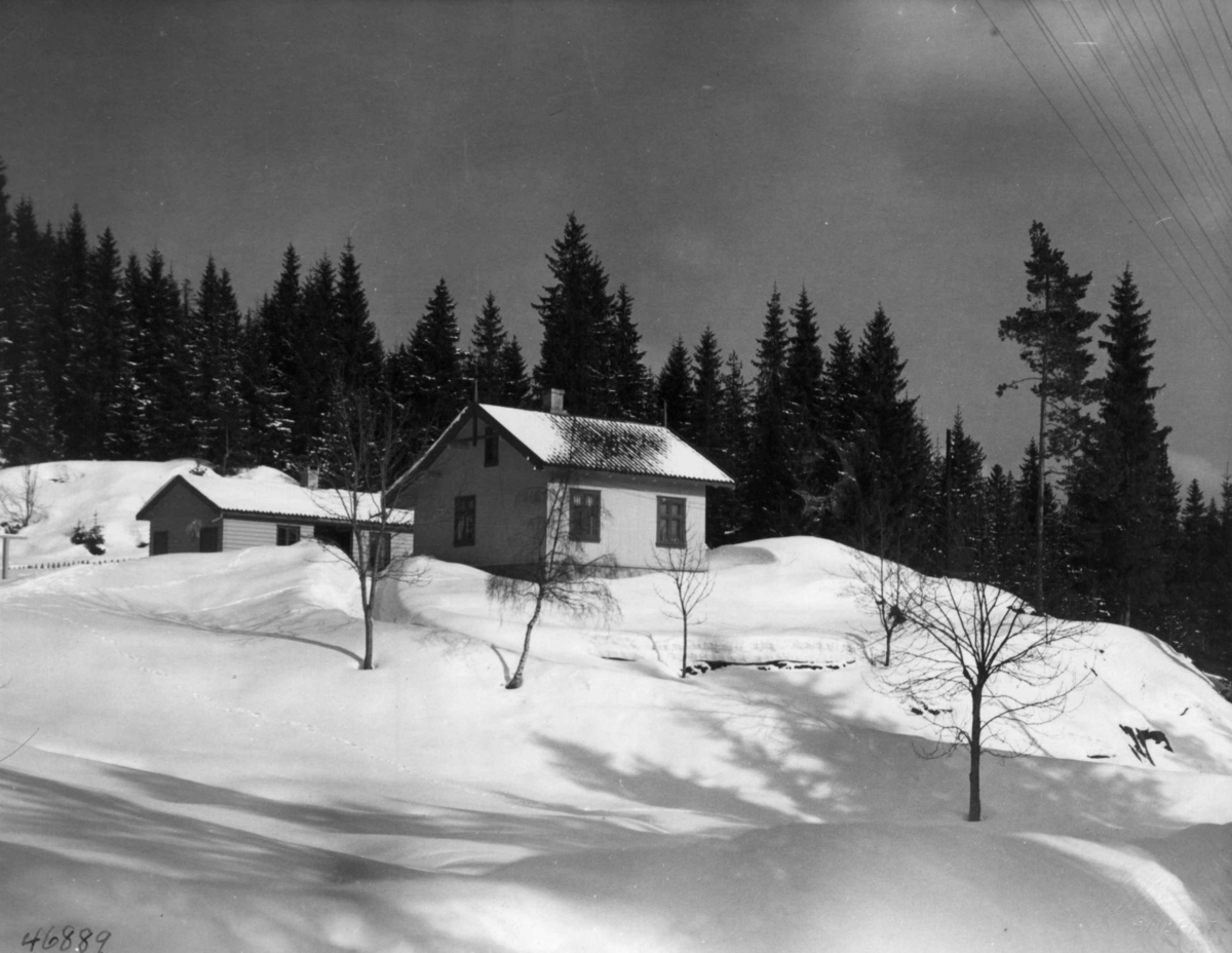 Anders Beer Wilse, Solihogda plassen, Sollihogda, Vinter, Sno