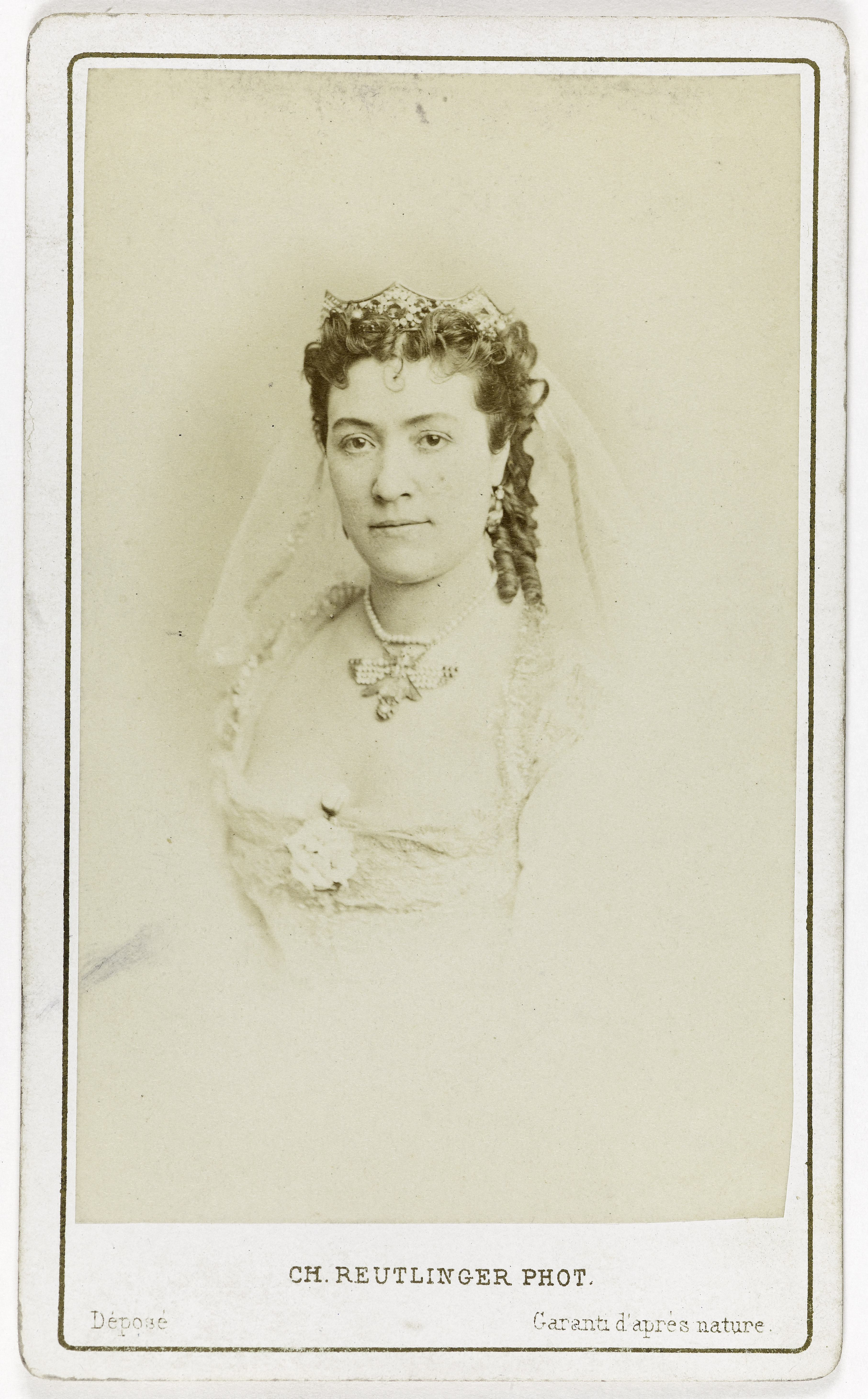 Charles Reutlinger, Portrait de Louise Marquet, danseuse à l'Opéra entre 1852 et 1870.