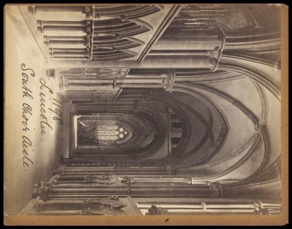 Francis Frith, Lincoln.  South Choir Aisle