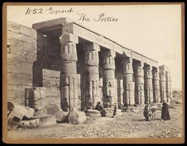 Francis Frith, Goorneh.  The Portico