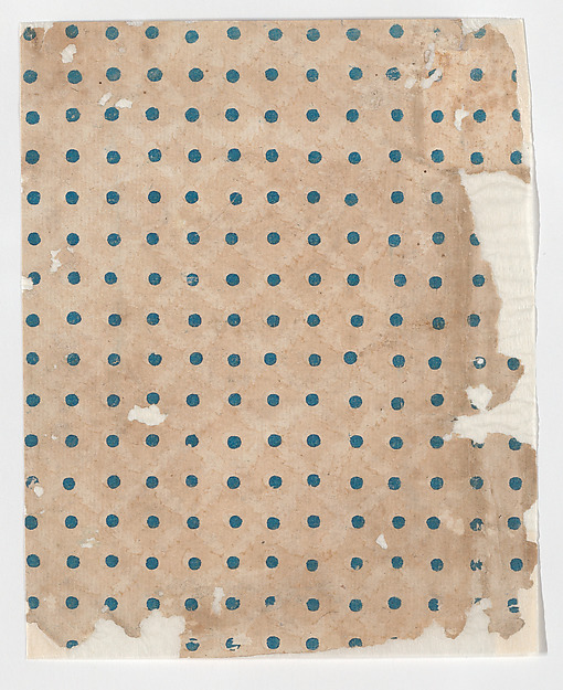 Anonymous, Sheet with overall dot pattern