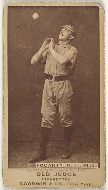 Goodwin & Company, James G. Fogarty, Right Field, Philadelphia, from the Old Judge series (N172) for Old Judge Cigarettes