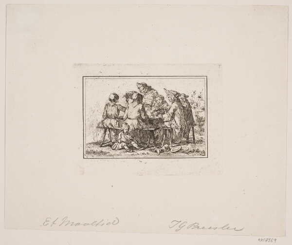 Georg Haas, Et bondemåltid
