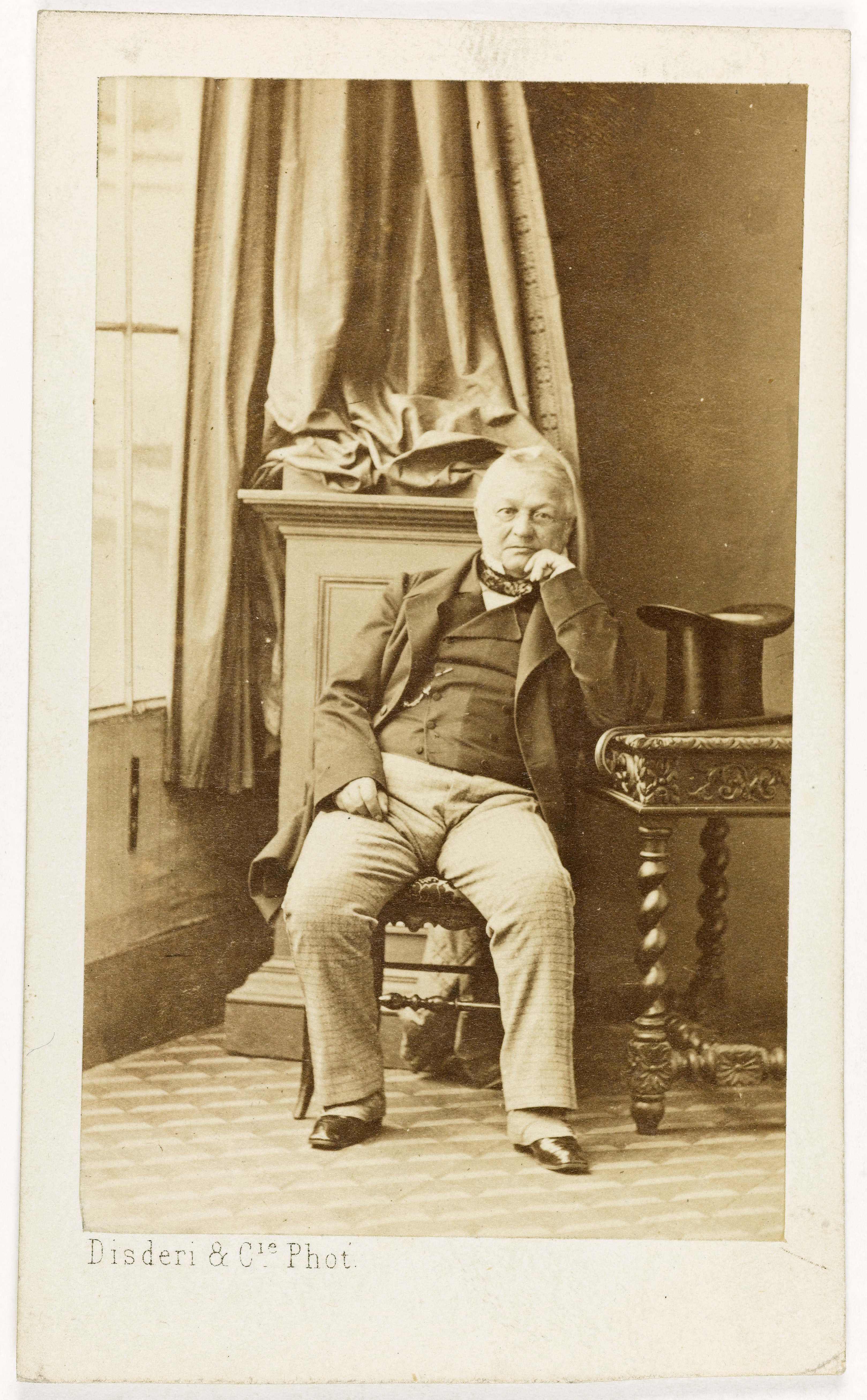 Disderi & Cie, Portrait d'Adolphe Thiers (1797-1877), historien, homme d'état, premier président de la Troisième République
