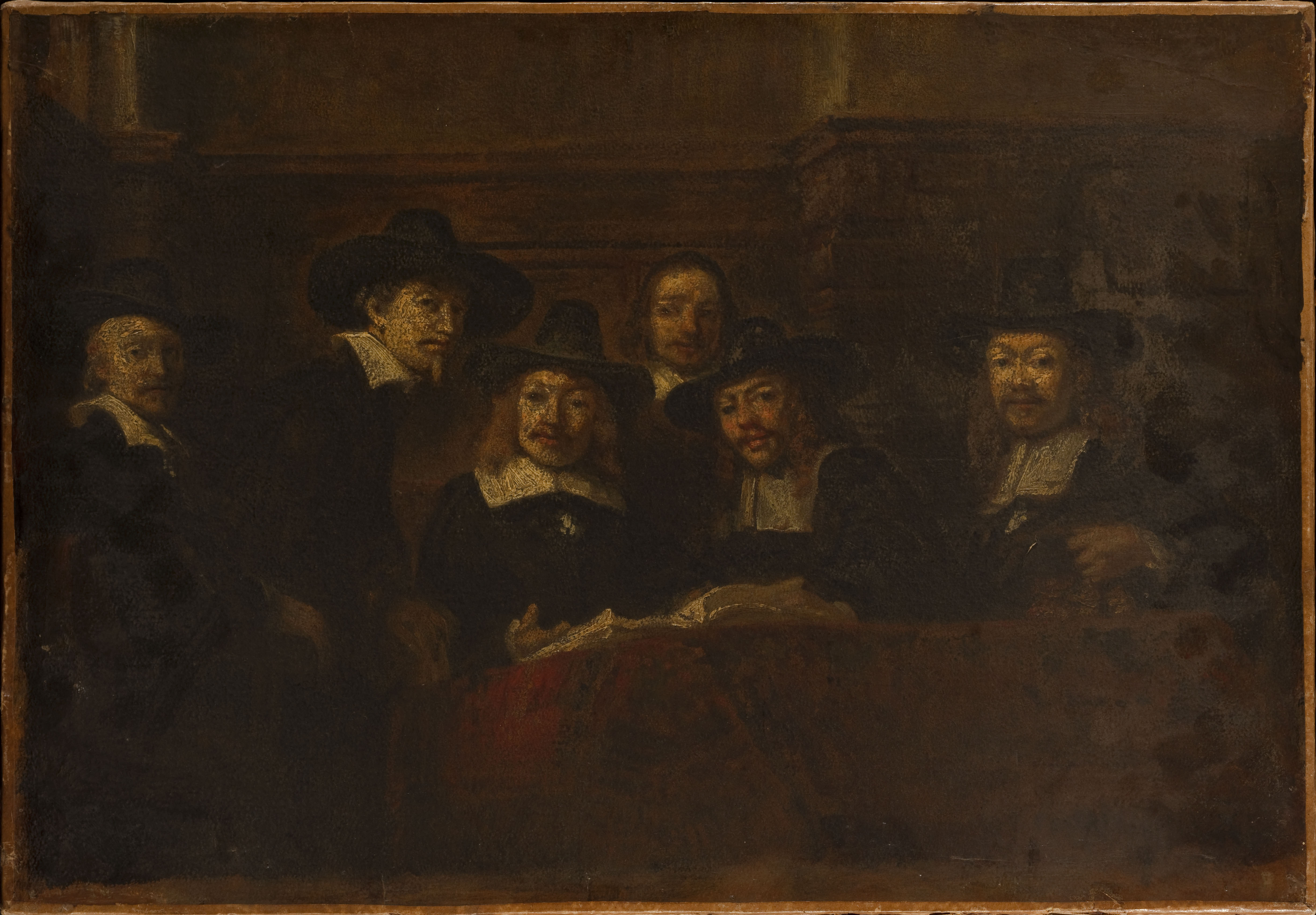 Félix Ziem, Les Syndics des drapiers, copie d'après Rembrandt