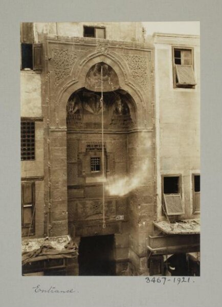 K.A.C. Creswell, Entrance portal of the Takiyat al-Sulaymaniya, Cairo