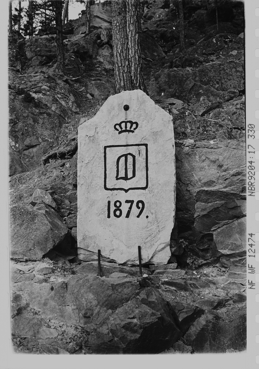 Anders Beer Wilse, Prot: Kong. osear stenplate. veien Hannestad