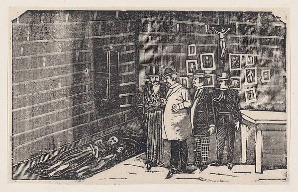 José Guadalupe Posada, Discovery of two bodies