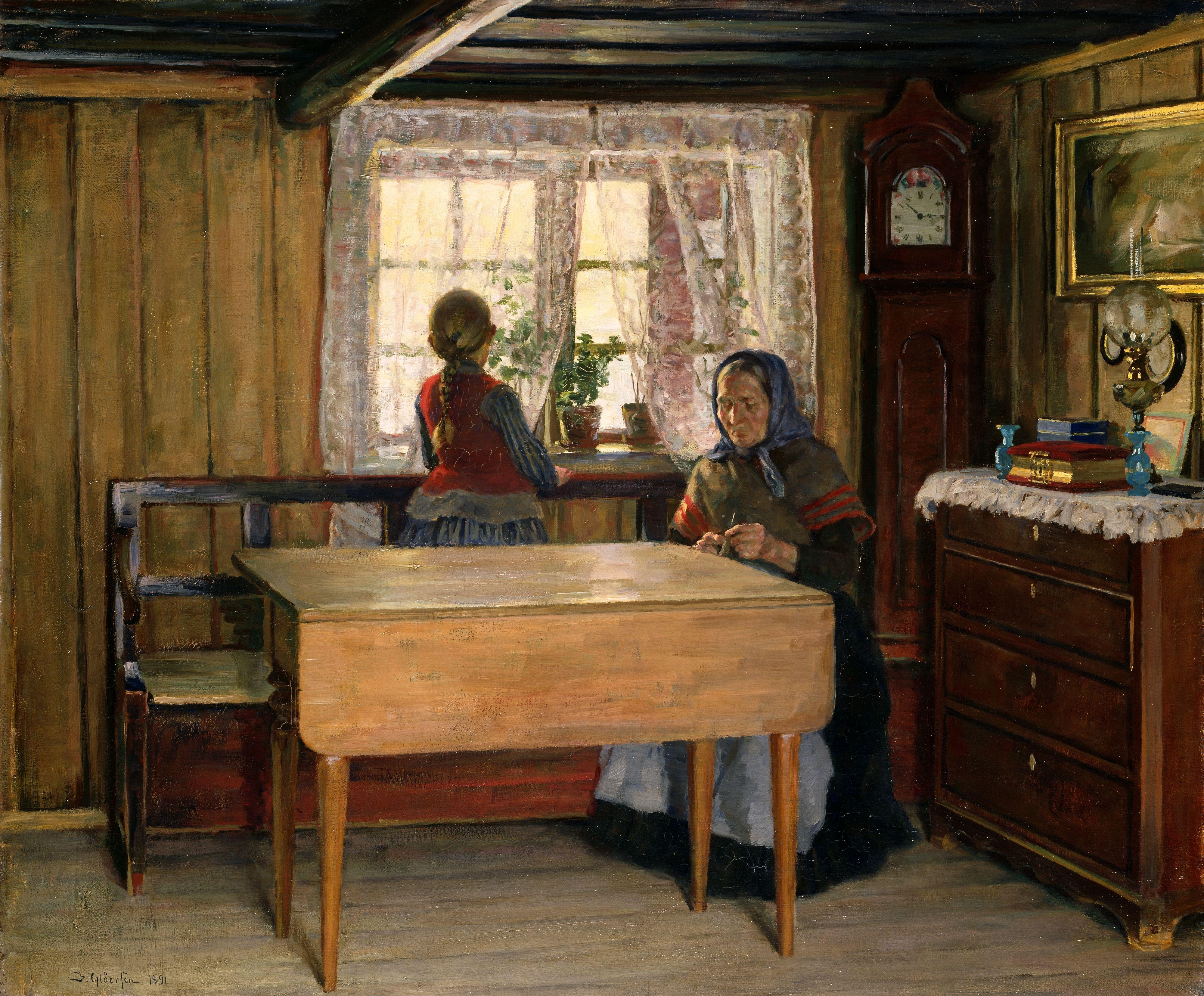 Jacob Gløersen, Visiting Grandmother