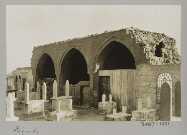 K.A.C. Creswell, Façade of the iwan Rihan, Cairo