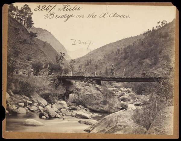 Francis Frith, Kulu.  Bridge on the R. Beas