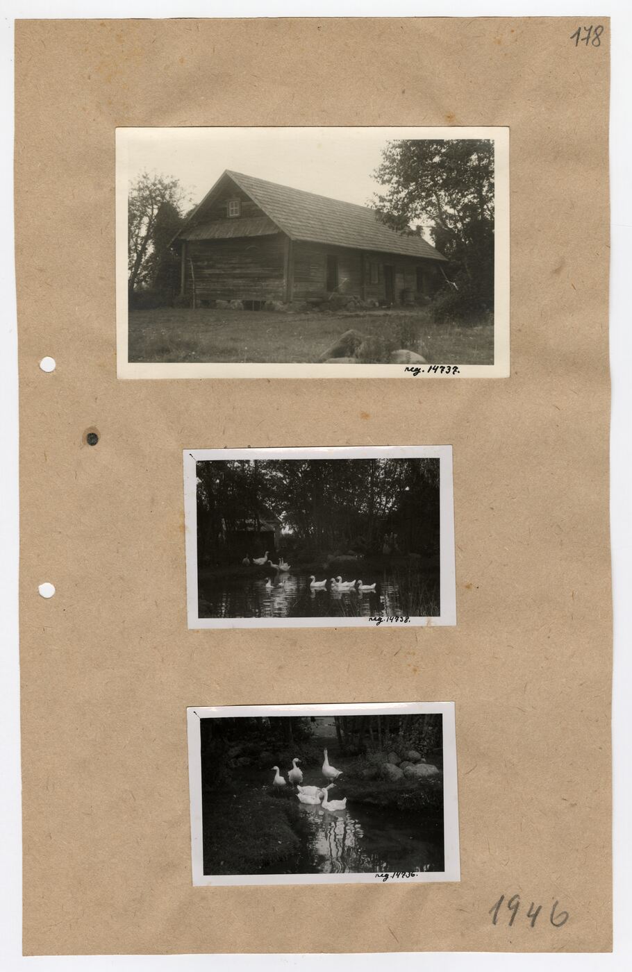 Nežinomas autorius, Archyvinės bylos Nr. 84 lapas 220. Šiaulių apskr., Pašvitinio vlsč., Mikniūnų kaimo sodybos fotografijos