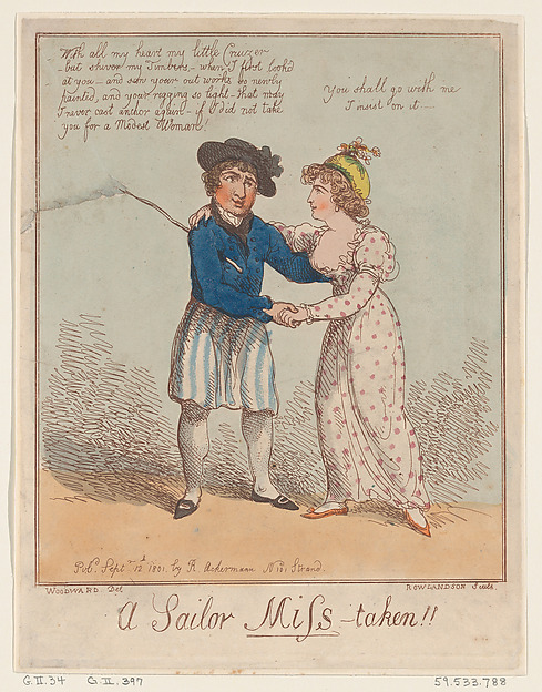 Thomas Rowlandson, A Sailor Miss-taken!!