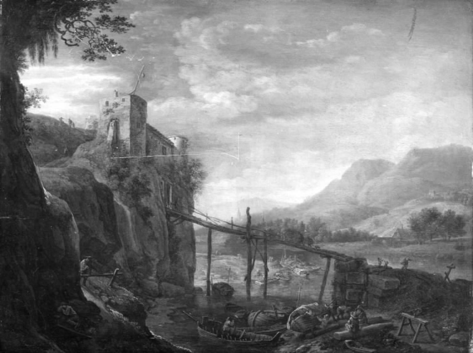 Herman Saftleven, Borgruin på en klippe