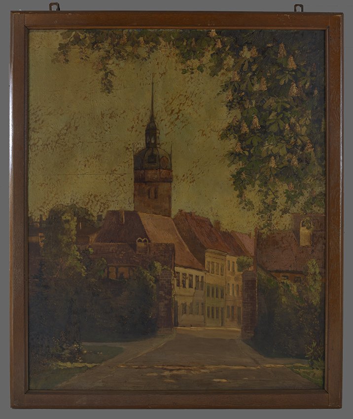 Paul Hildebrandt, Katharinenkirche, von der Havelstraße aus gesehen (VIII), wohl 1917