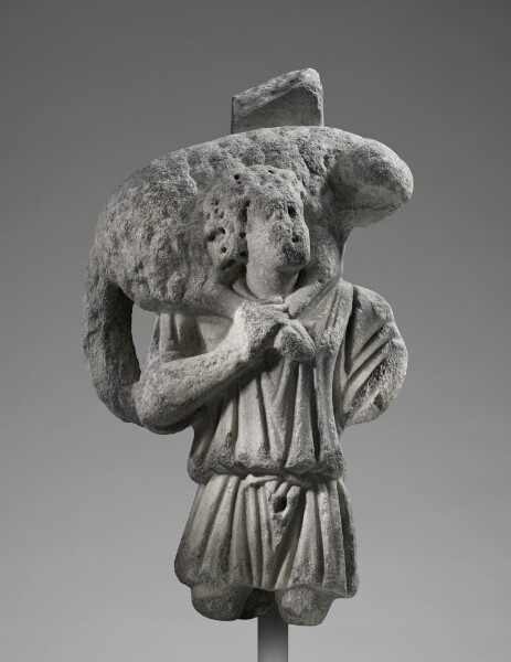 Unknown, Furniture Support Shaped as a Good Shepherd