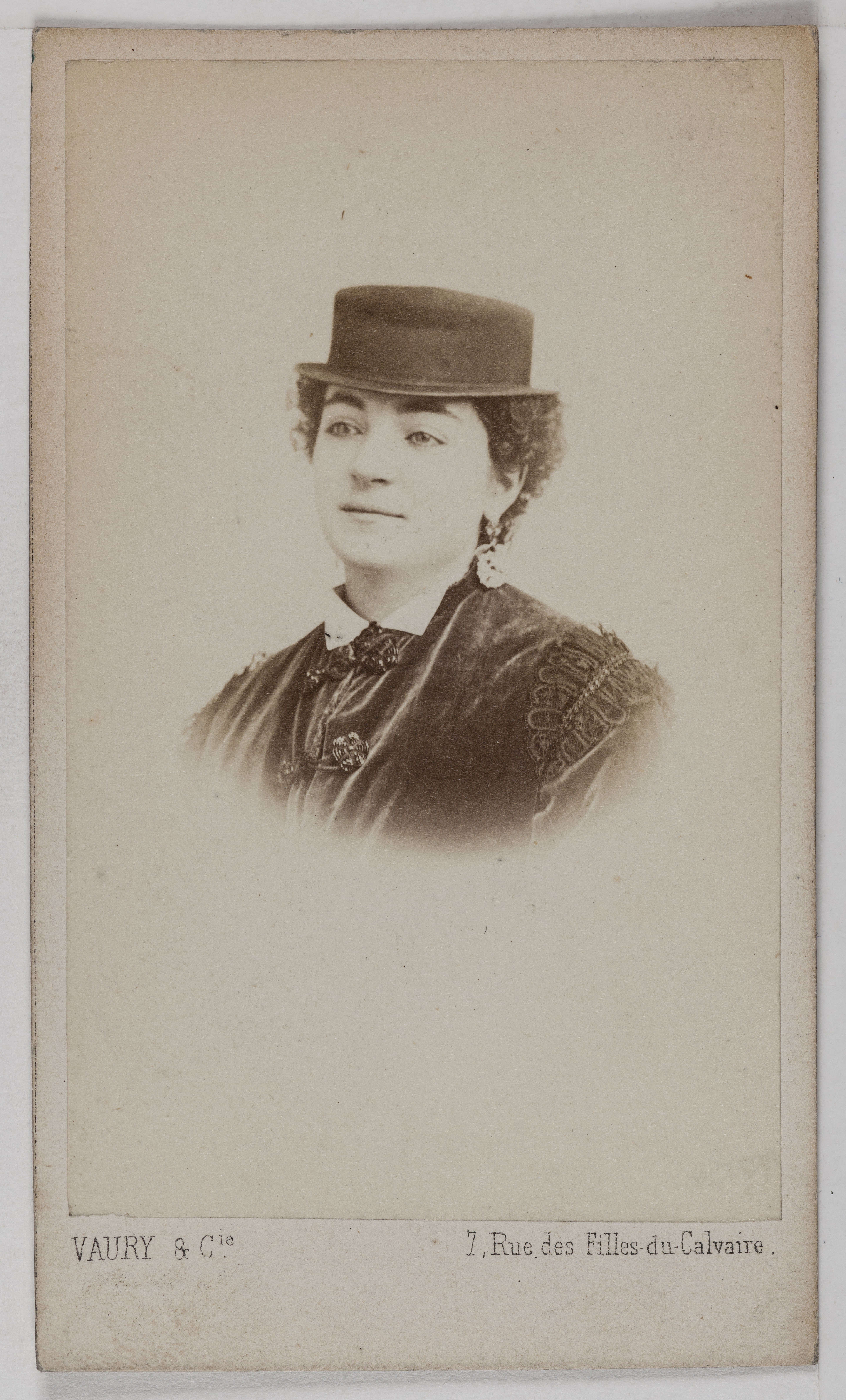Vaury et Cie, Portrait de Malvina, (-1866), (danseuse)