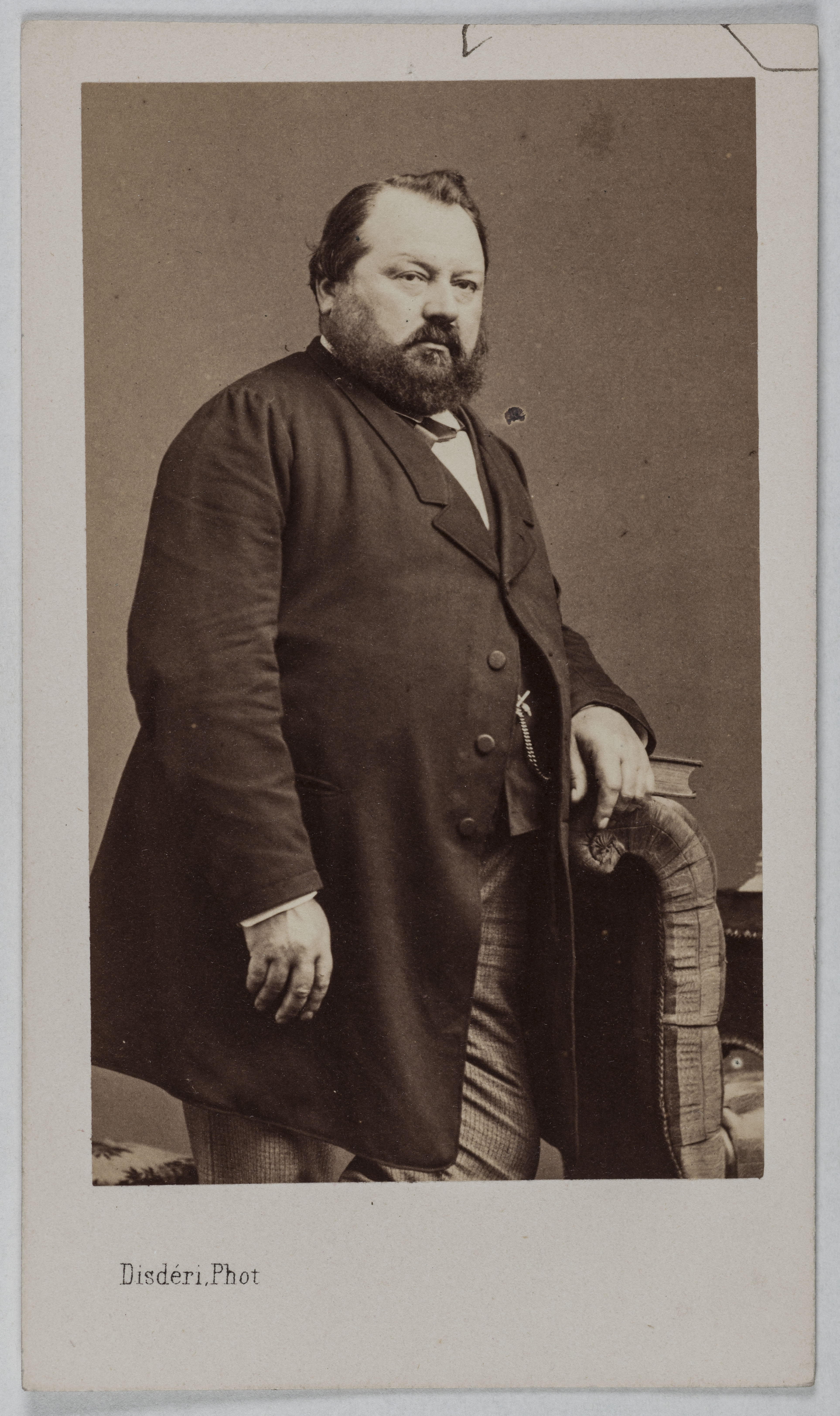 André-Adolphe-Eugène Disdéri, Portrait de François Louis Français (1814-1897), (peintre, lithographe)