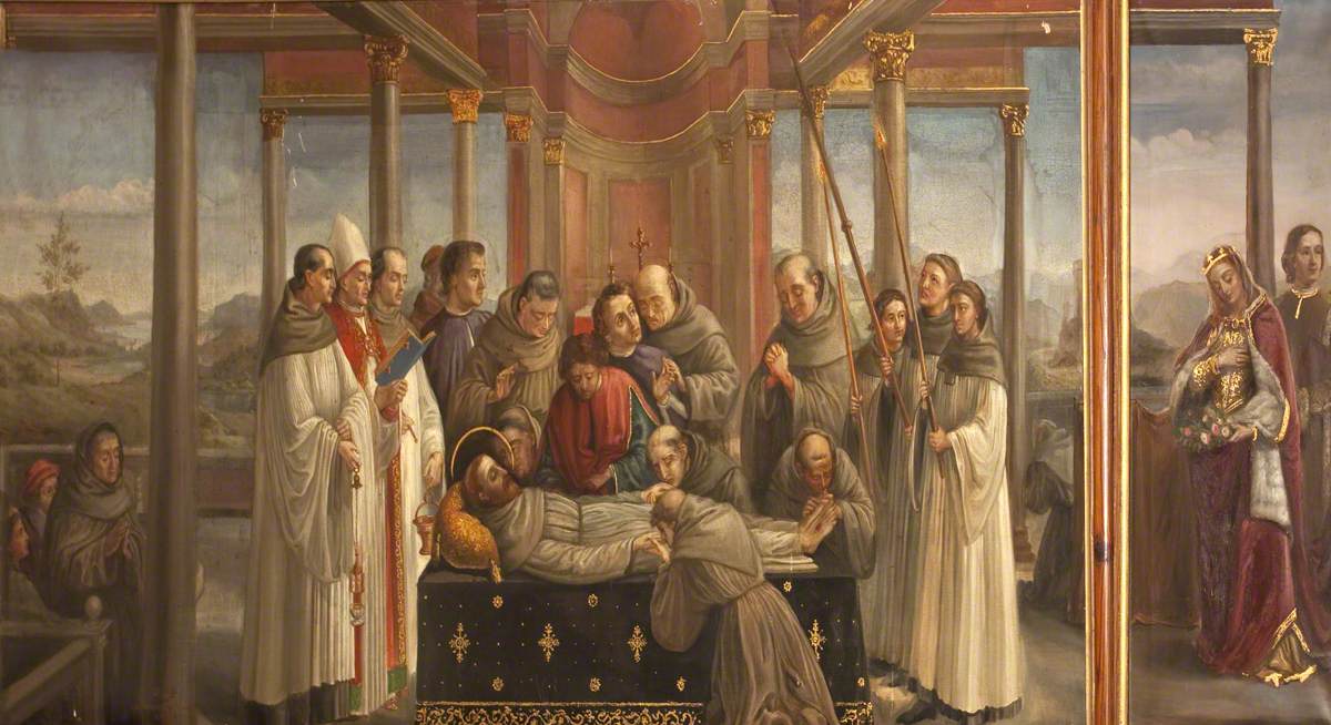 Rebecca Dulcibella Orpen, The Death of Saint Francis