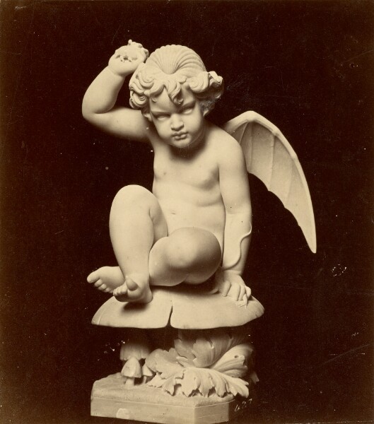 Unknown, [Sculpture of winged child]