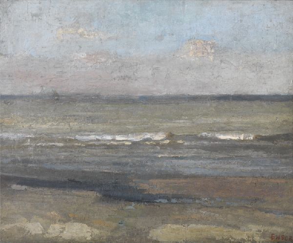 James Ensor, Grey Seascape