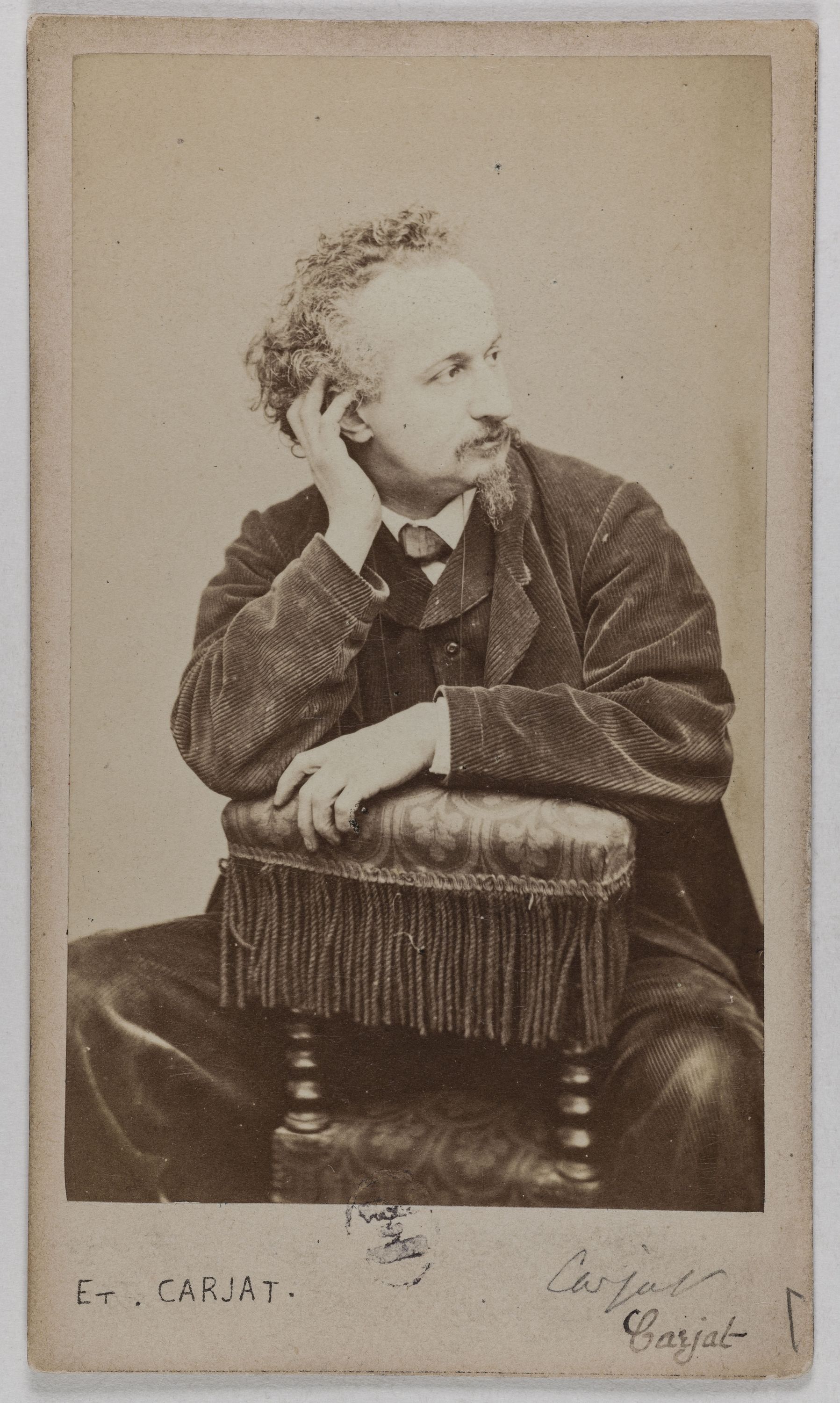 Etienne Carjat, Portrait d'Etienne Carjat (1828-1906), (caricaturiste, littérateur, photographe)