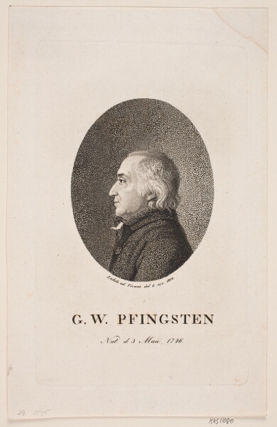 Gerhard Ludvig Lahde, G. W. Pfingsten