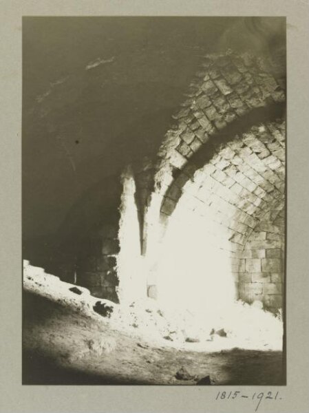 K.A.C. Creswell, Vaulting of Substructure at the Pilgrims' Castle, Atlit