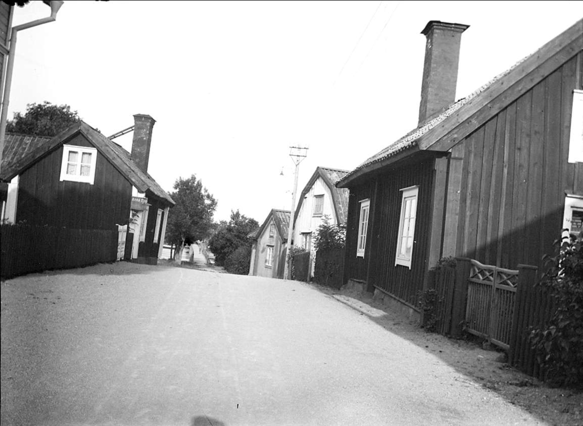 August Fredrik Schagerström, "Östhammar. Södra Tullportsgatan" 1920