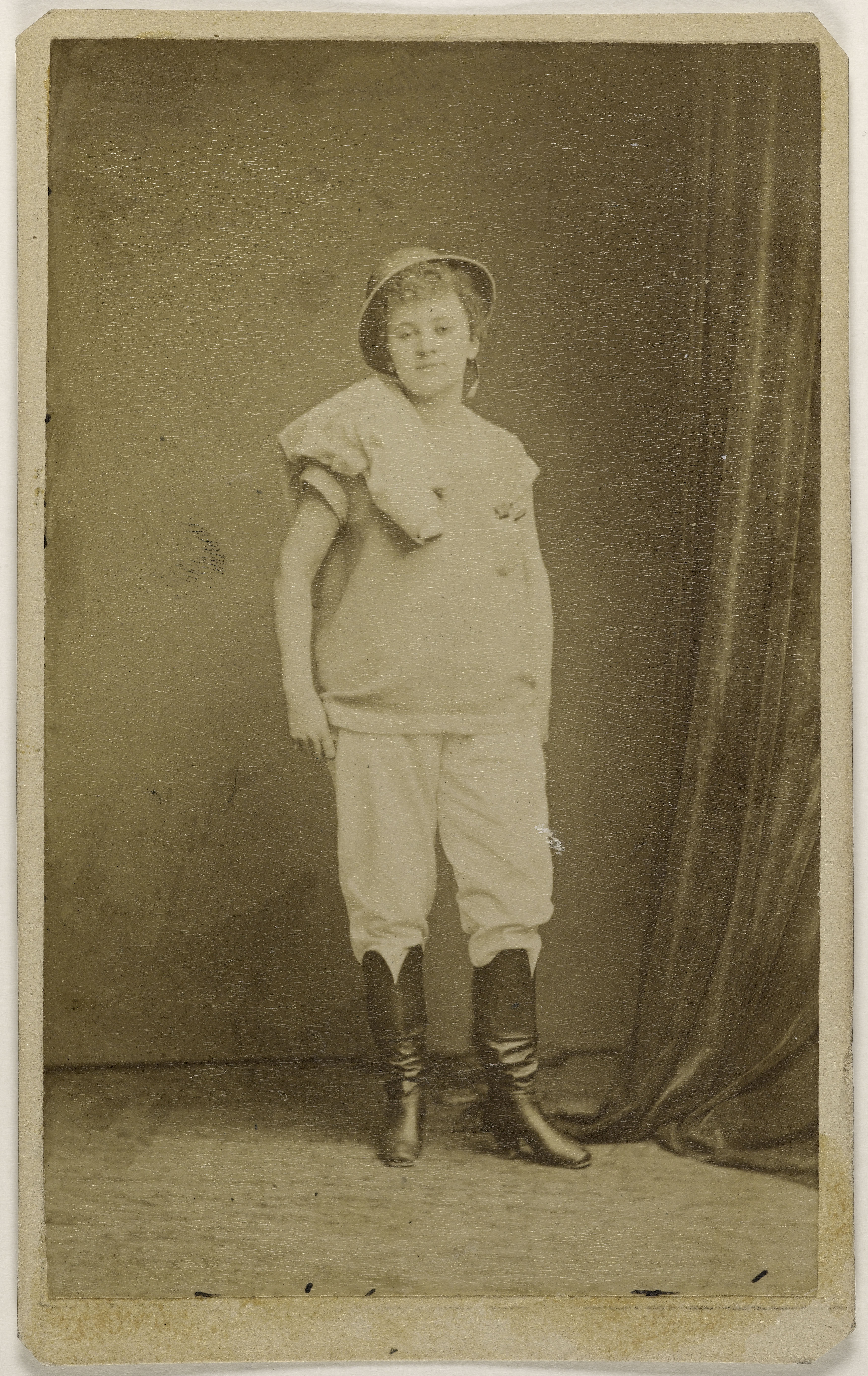 Anonyme, Portrait de Beaumaine (ou Baumaine), Juliette, (danseuse)