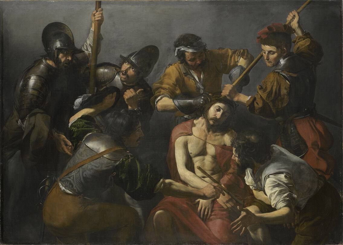 Valentin de Boulogne, Dornenkrönung Christi