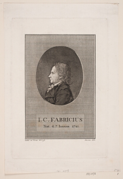 Gerhard Ludvig Lahde, J. C. Fabricius