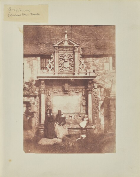Hill & Adamson, [Greyfriars' Churchyard, the Dennistoun Monument]