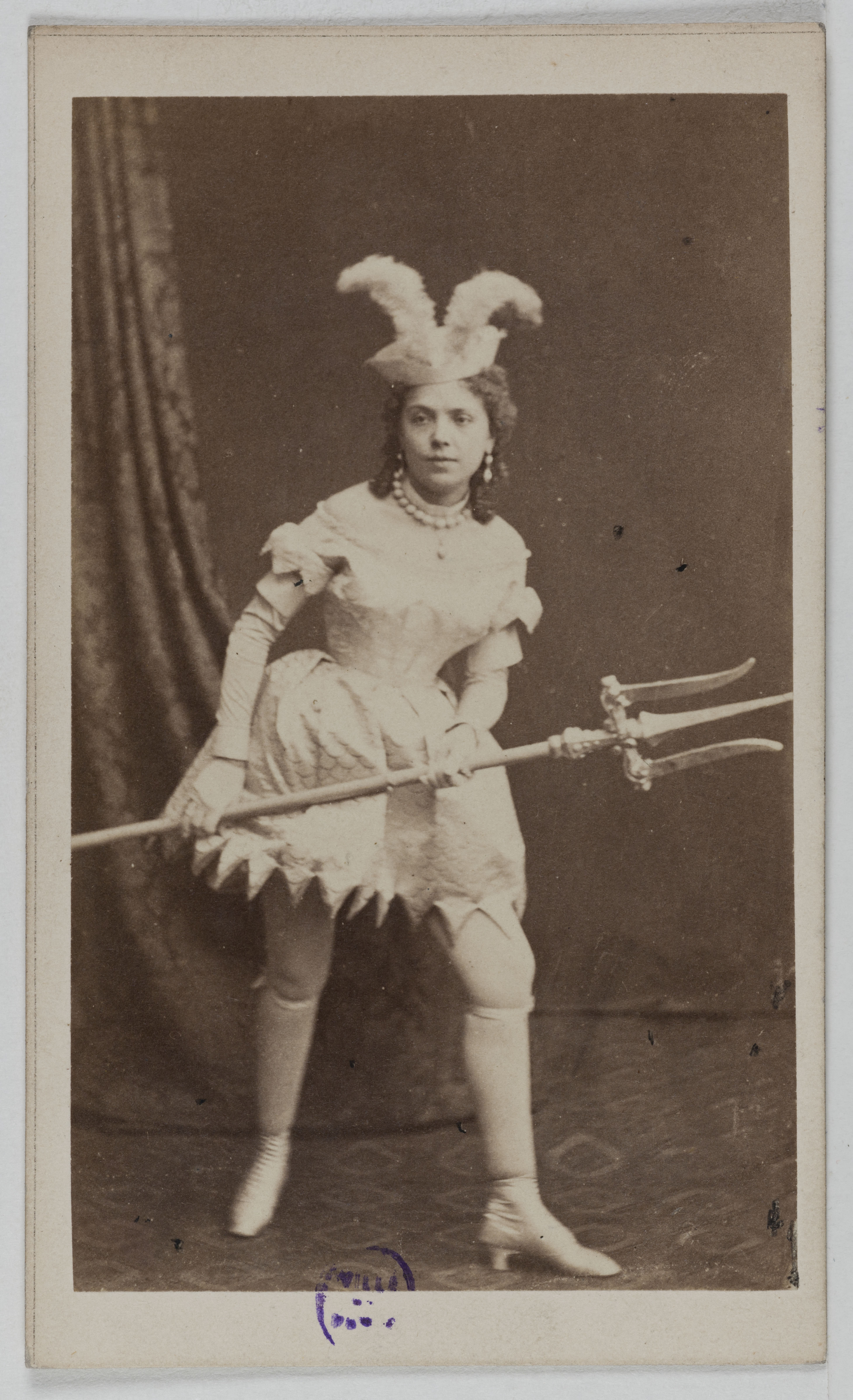 Anonyme, Portrait de Marie Leroux, (actrice)