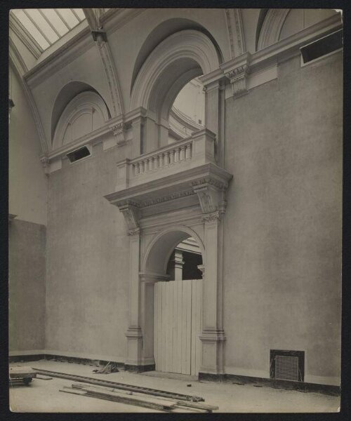 Unknown, Victoria and Albert Museum, Gallery 48, West Hall looking north-west towards doorway to Gallery 47, during construction