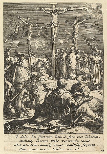 Nicolas Cochin, Christ on the Cross, from "The Passion of Christ"