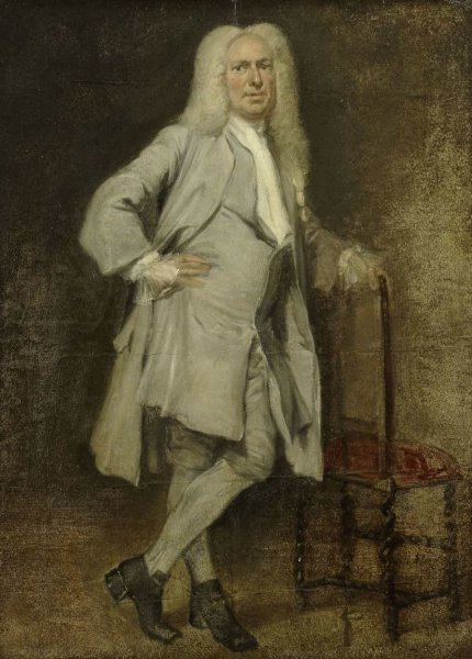 Cornelis Troost, Portrait of Jan Lepeltak, Timber Merchant in Amsterdam, Regent of the Aalmoezeniersweeshuis Orphanage