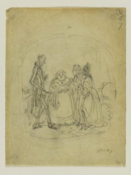 Cruikshank, George, The Bloomsbury Christening