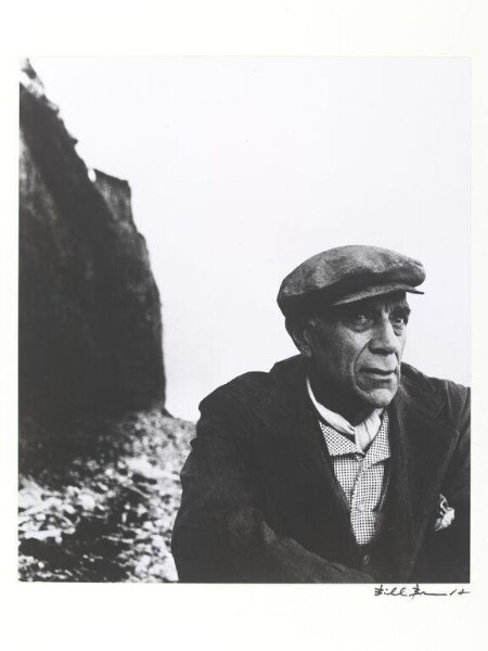 Bill Brandt, Georges Braque on the Beach at Varengeville, Normandy
