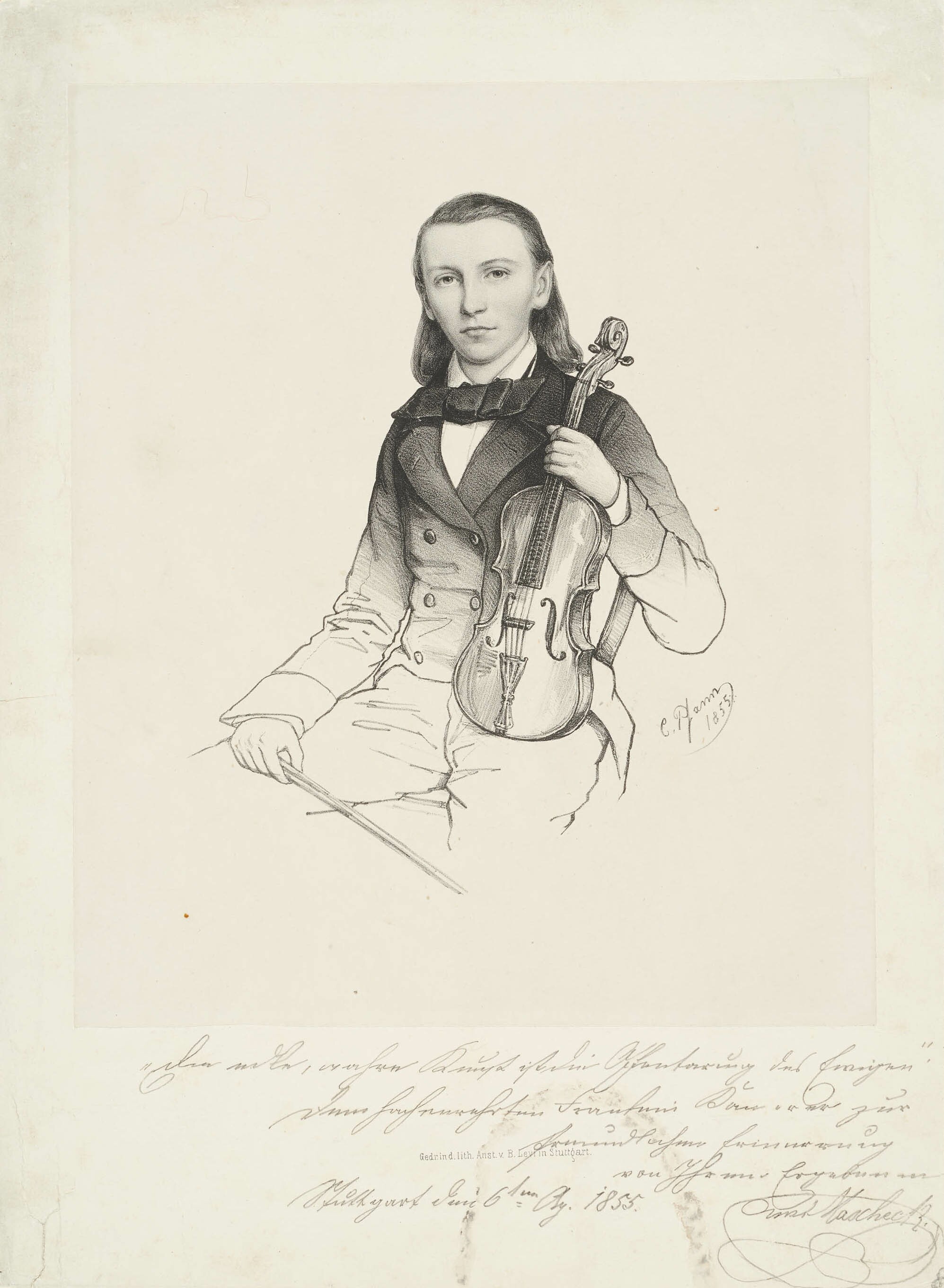 Christian Sigmund Pfann, Bildnis Ernst Mascheck