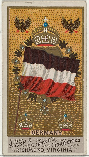 Allen & Ginter, Germany, from Flags of All Nations, Series 1 (N9) for Allen & Ginter Cigarettes Brands