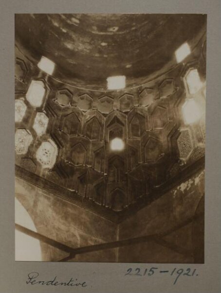 K.A.C. Creswell, Pendentive of dome in the funerary khanqah of Mamluk Sultan al-Muzaffar Baybars al-Jashankir, Cairo