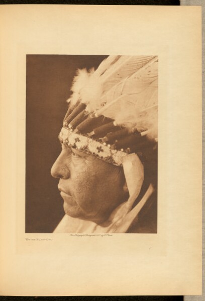 Edward S. Curtis, White Elk - Oto