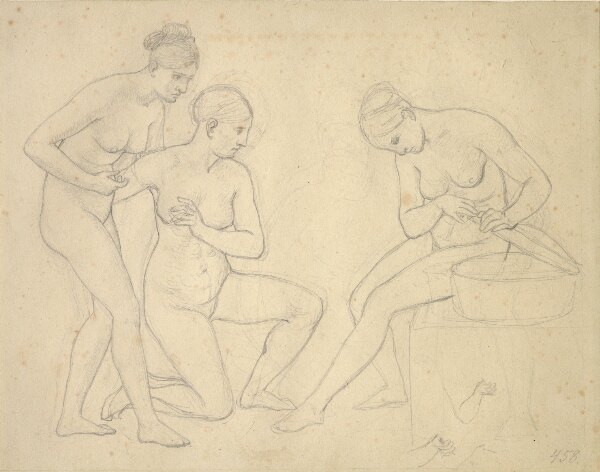 C.W. Eckersberg, Udkast til billedet af Cekrops døtre.
